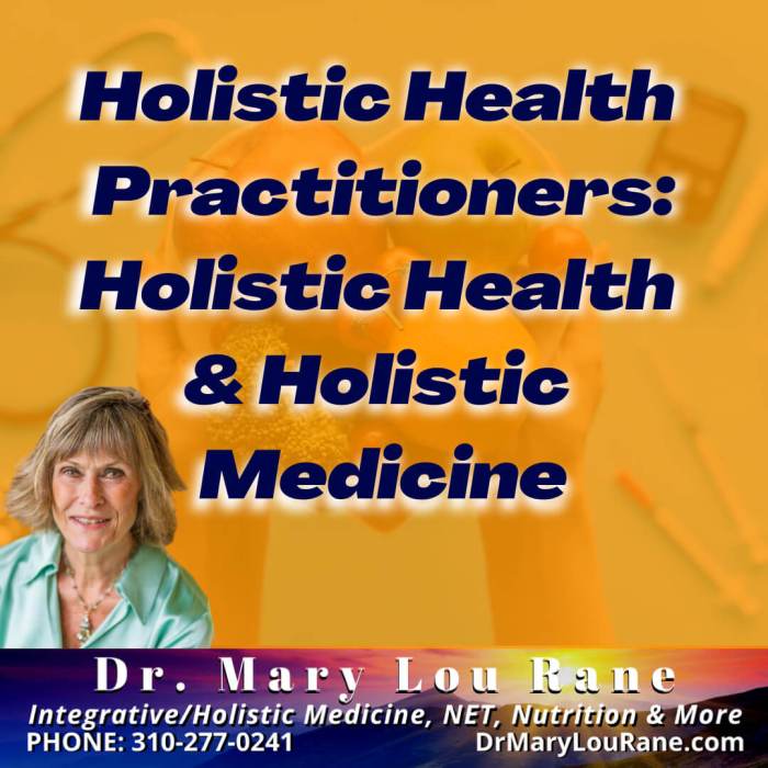 Holistic health practitioners